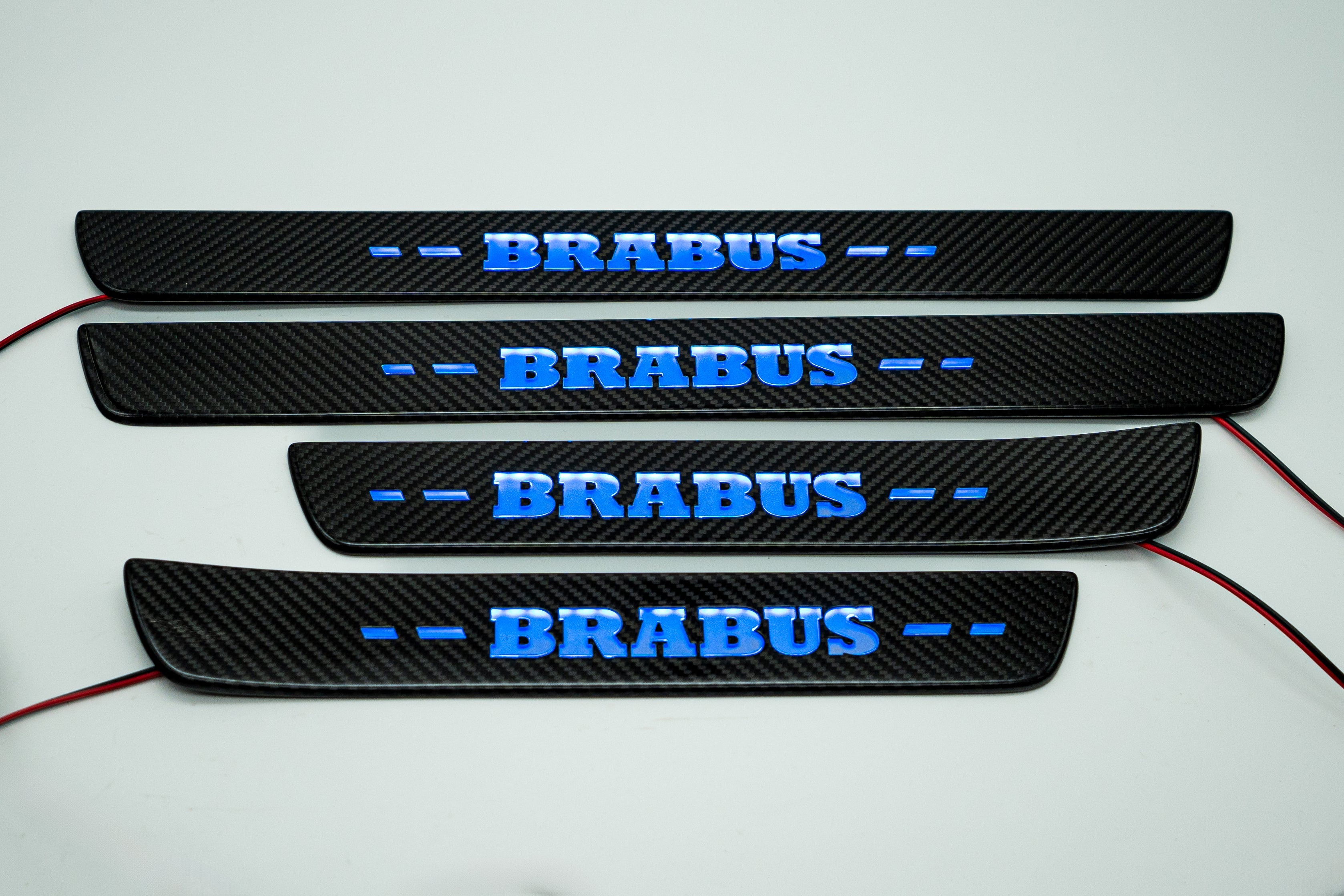 Brabus Door Sills Carbon with Blue LEDs for Mercedes GLE W167 & C167
