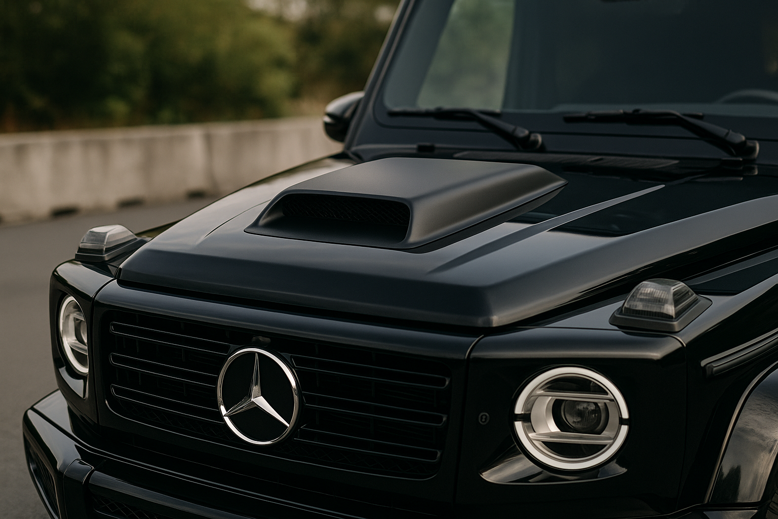 Hood Scoop Benefits for Mercedes W463 Performance Enhancement
