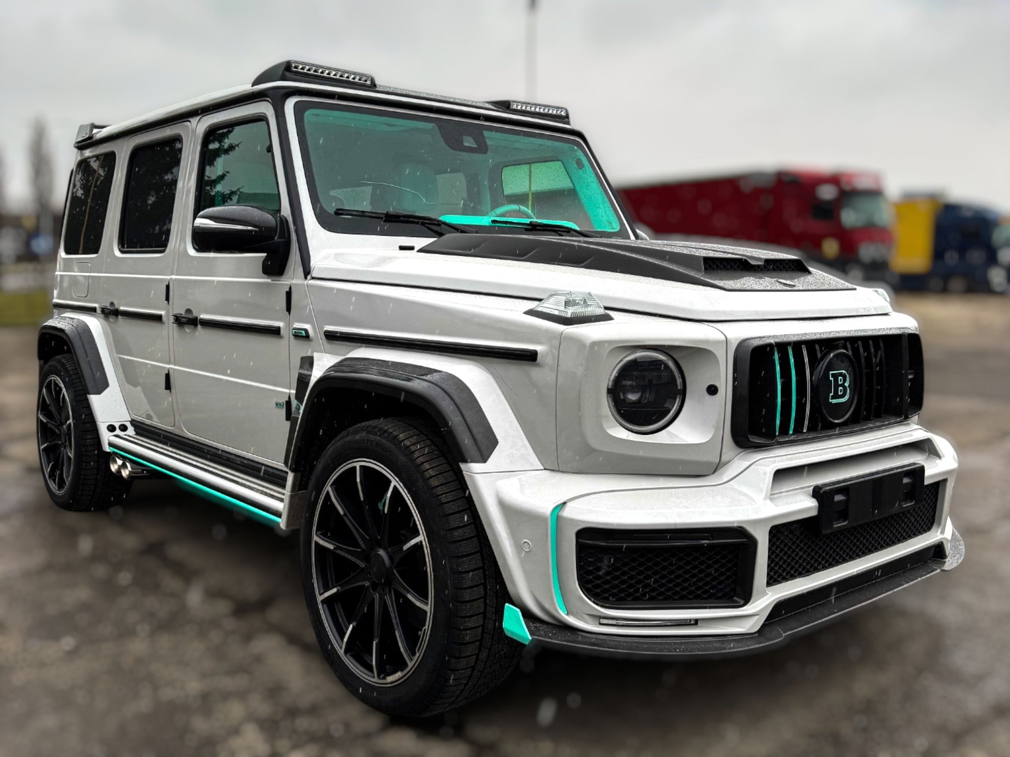 Transforming the Mercedes-Benz G-Wagon W463A: Brabus Rocket Edition G900 in Tiffany Blue