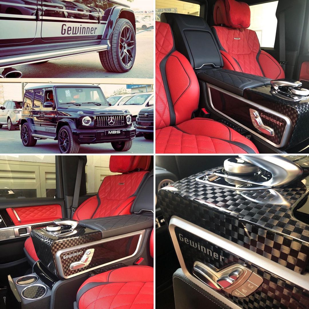 Separate Multicontour Rear Seats with Central Multifunctional Panel for Mercedes-Benz W463A W464 - Custom Class