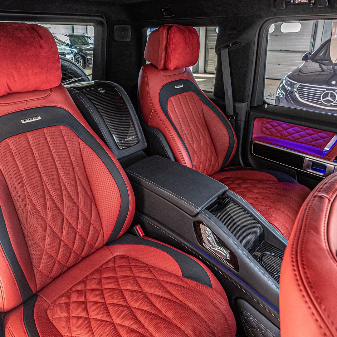 Separate Multicontour Rear Seats with Central Multifunctional Panel for Mercedes-Benz W463A W464 - Custom Class