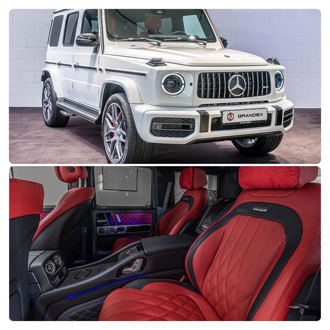 Separate Multicontour Rear Seats with Central Multifunctional Panel for Mercedes-Benz W463A W464 - Custom Class