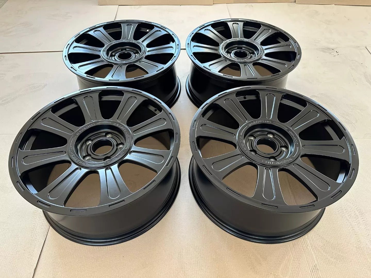 22R Black Brabus Monoblock HD Wheels (Rims) for Mercedes G-Wagon W463 W463A 4x4 6x6