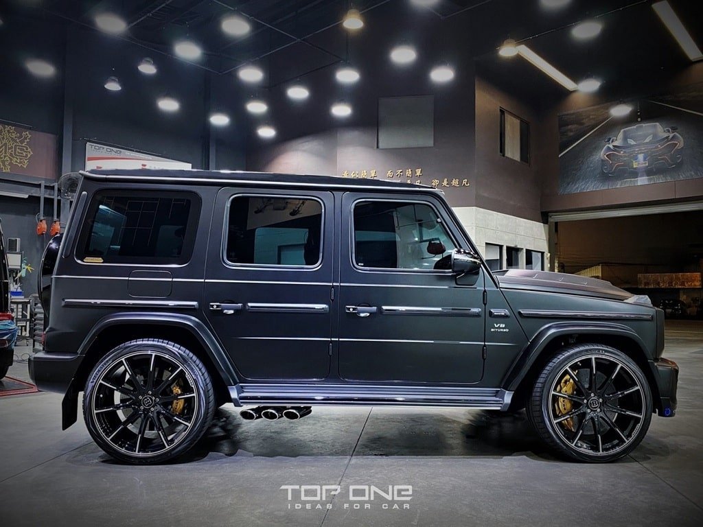 22R Brabus Monoblock Z Platinum Rims for Mercedes-Benz W463 W463A W464 G-Class - Custom Class