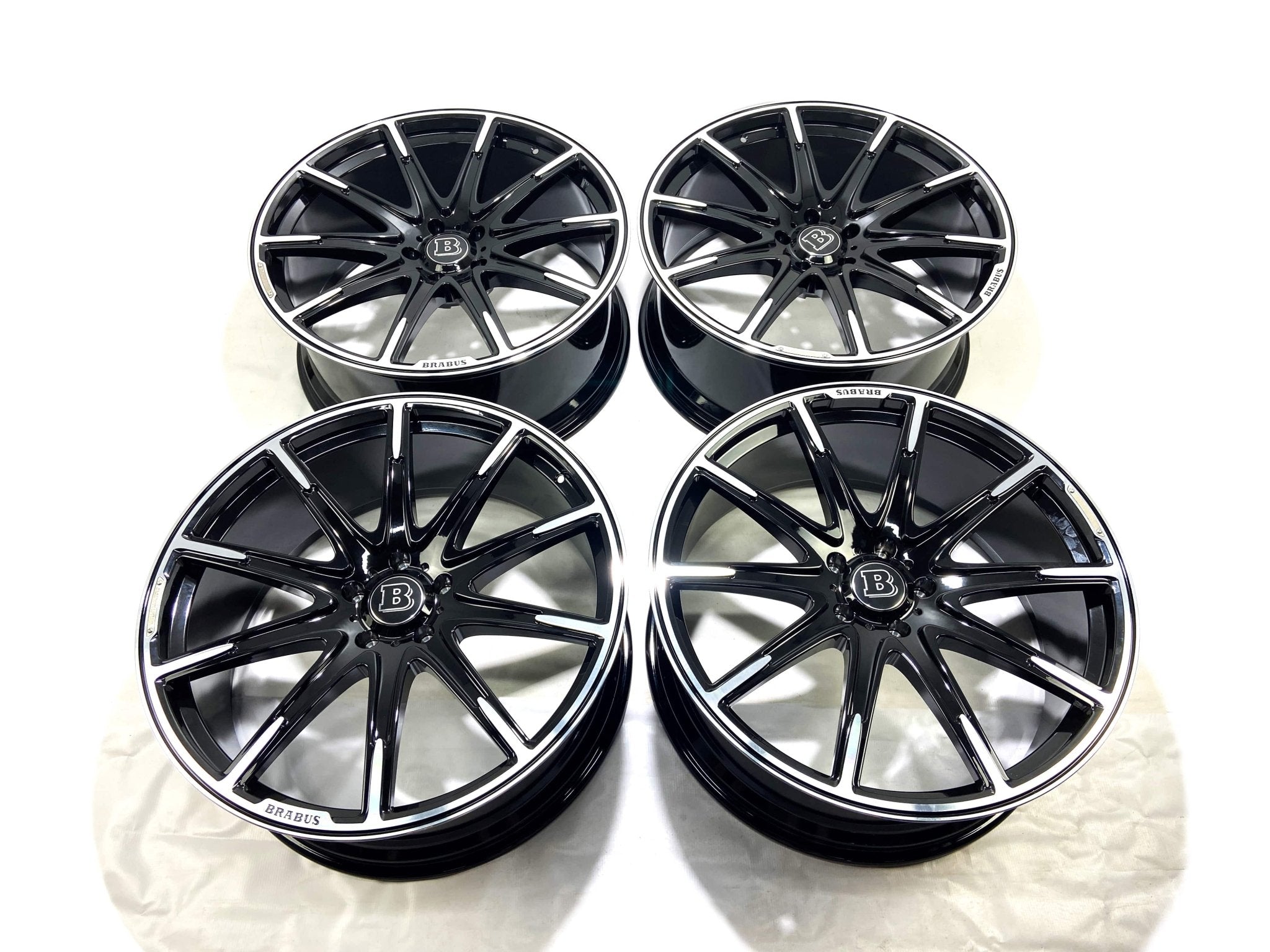 22R Brabus Monoblock Z Platinum Rims for Mercedes-Benz W463 W463A W464 G-Class - Custom Class