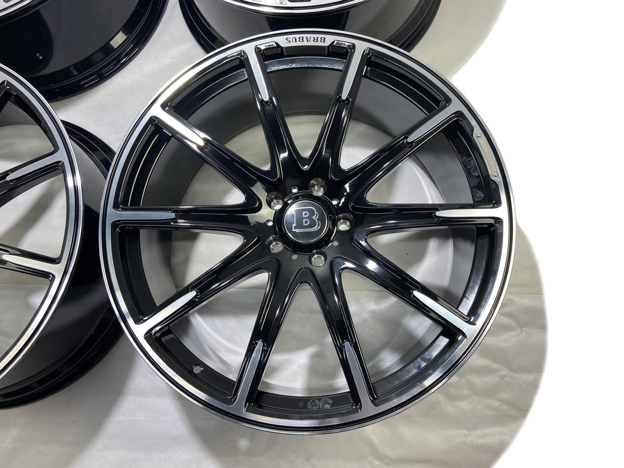 22R Brabus Monoblock Z Platinum Rims for Mercedes-Benz W463 W463A W464 G-Class - Custom Class
