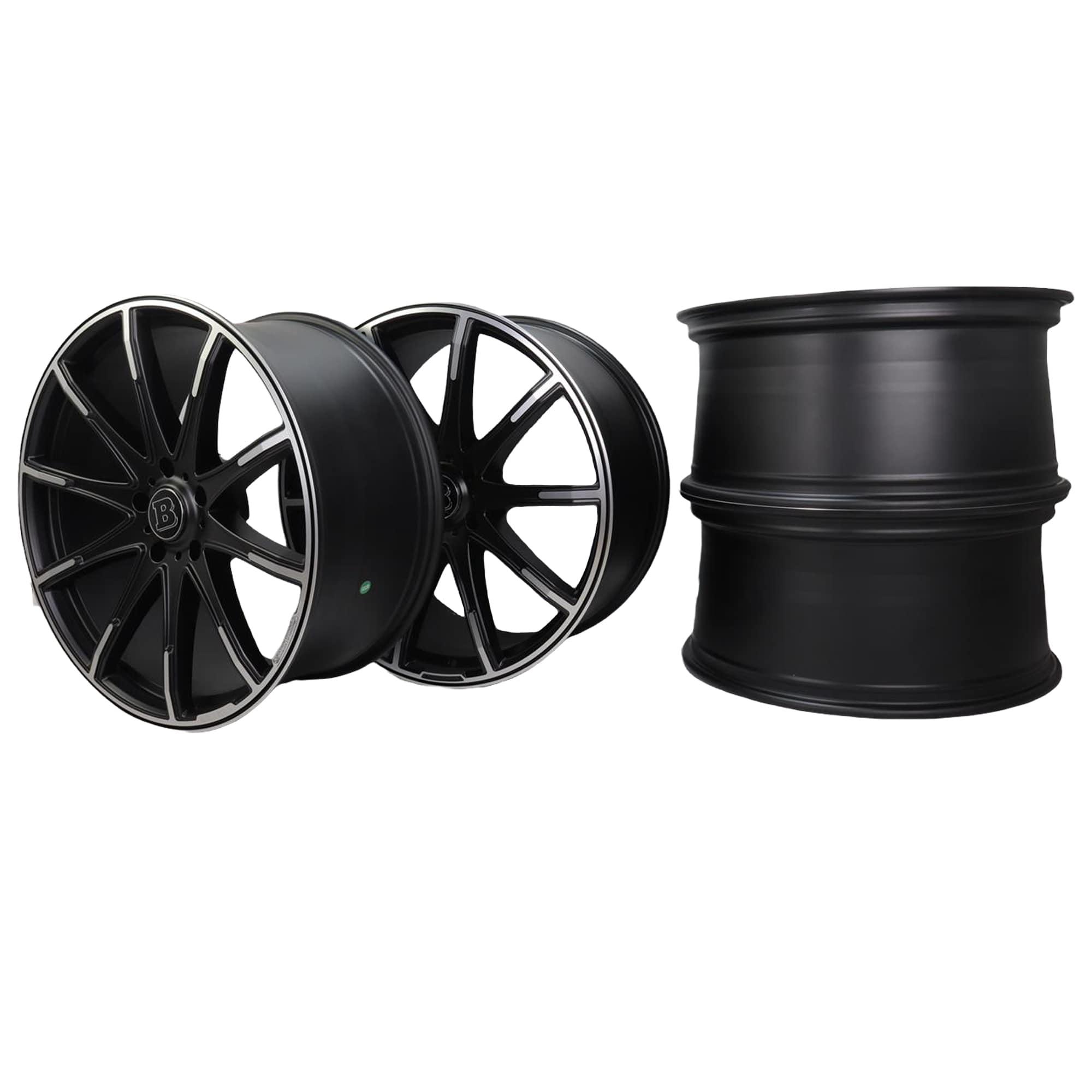 24R Brabus Monoblock Z Platinum Wheels (Rims) for Mercedes G Class W463A W463 - Custom Class