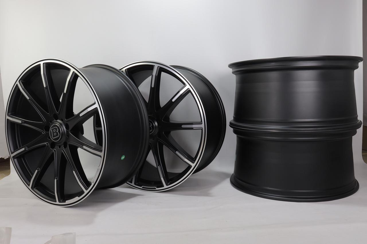 24R Brabus Monoblock Z Platinum Wheels (Rims) for Mercedes G Class W463A W463 - Custom Class