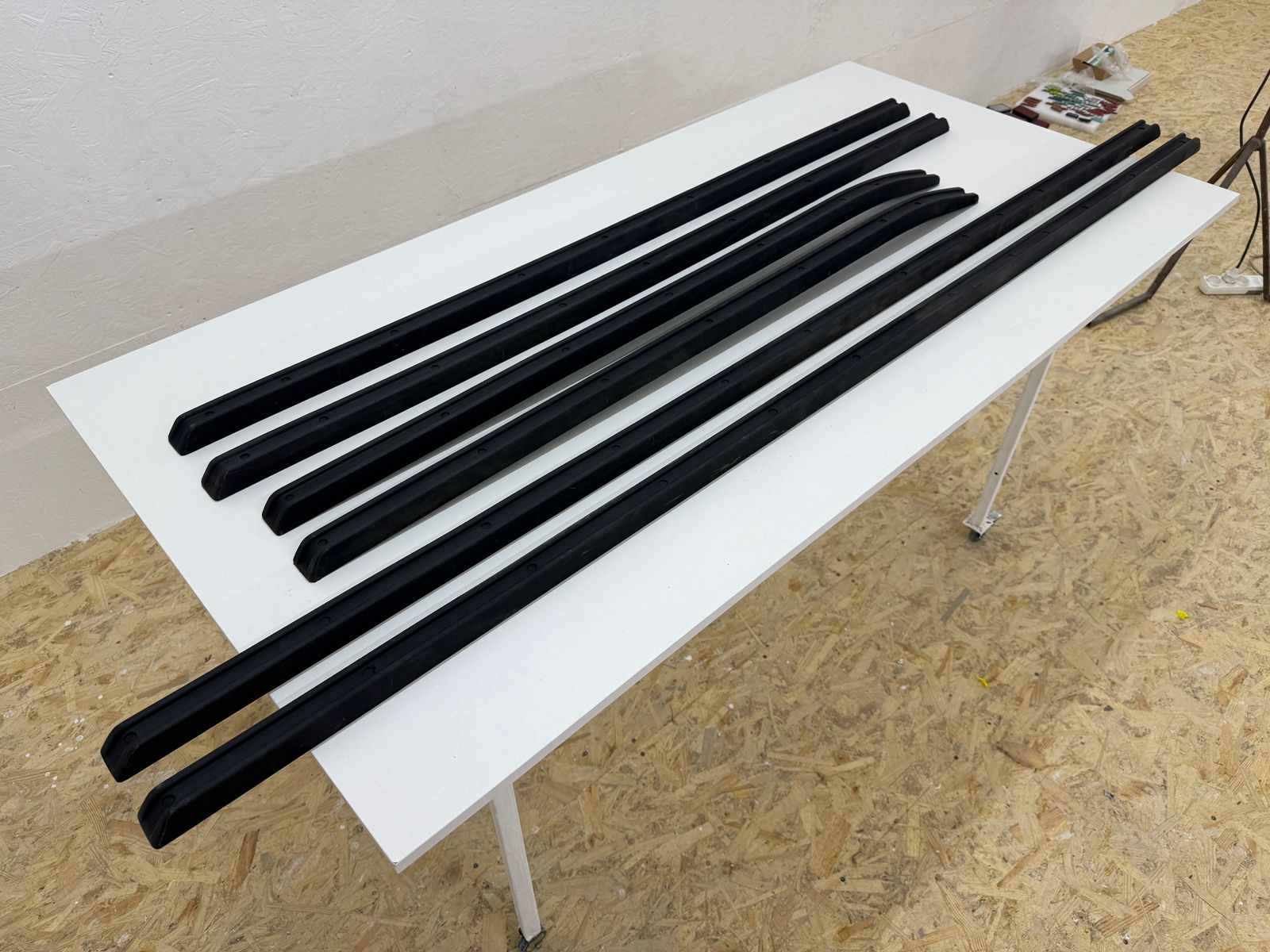 3-Door Side Mouldings Set Fiberglass for G-Wagon W460 W461