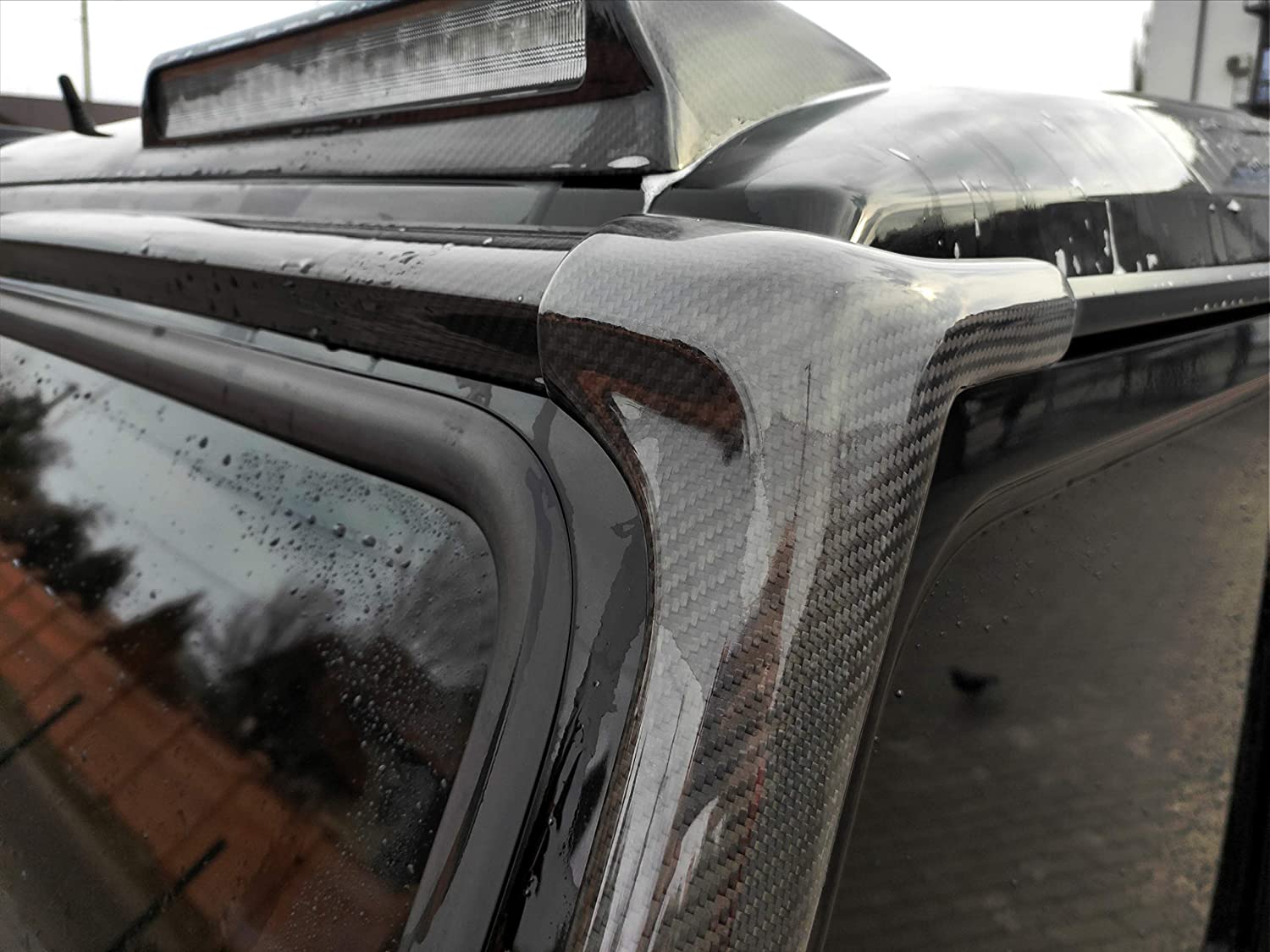 Carbon windscreen frame trim A-pillar covers for Mercedes-Benz G-Class W463 - Custom Class
