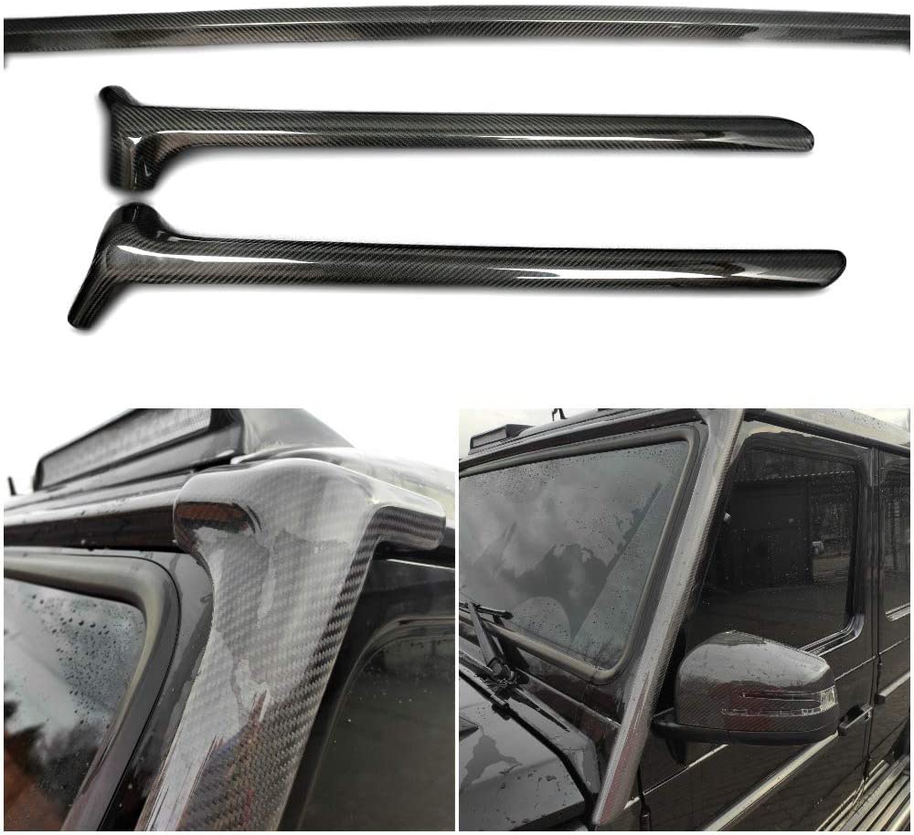 Carbon windscreen frame trim A-pillar covers for Mercedes-Benz G-Class W463 - Custom Class