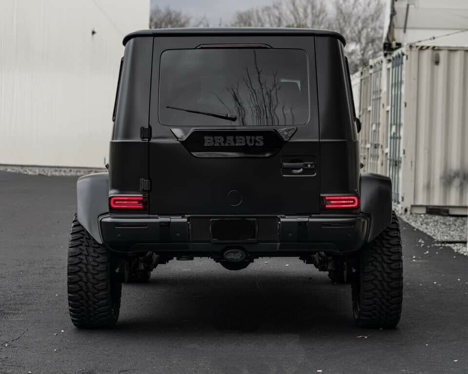 4x4 Squared Carbon Fender Flares Set for Mercedes W463A G Wagon 2018+.