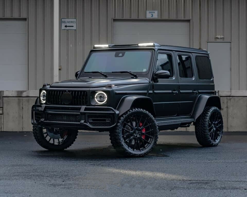 4x4 Squared carbon fender flares set for W463A G Wagon 2018+ - Custom Class