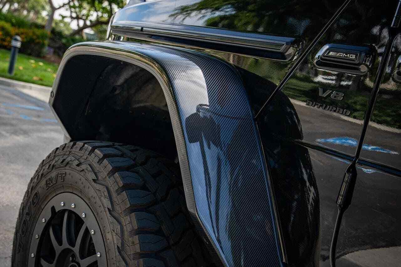 4x4 Squared carbon fender flares set for W463A G Wagon 2018+ - Custom Class