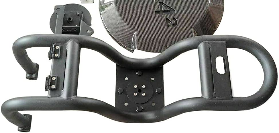 4x4 Squared Fiberglass Rear Cover Spare Wheel Set for Mercedes-Benz G-Class G-Wagon W463 - Custom Class