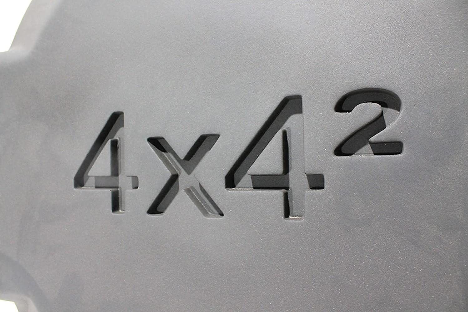 4x4 Squared Fiberglass Rear Cover Spare Wheel Set for Mercedes-Benz G-Class W463 from Custom Class, made of high-quality fiberglass and metal.