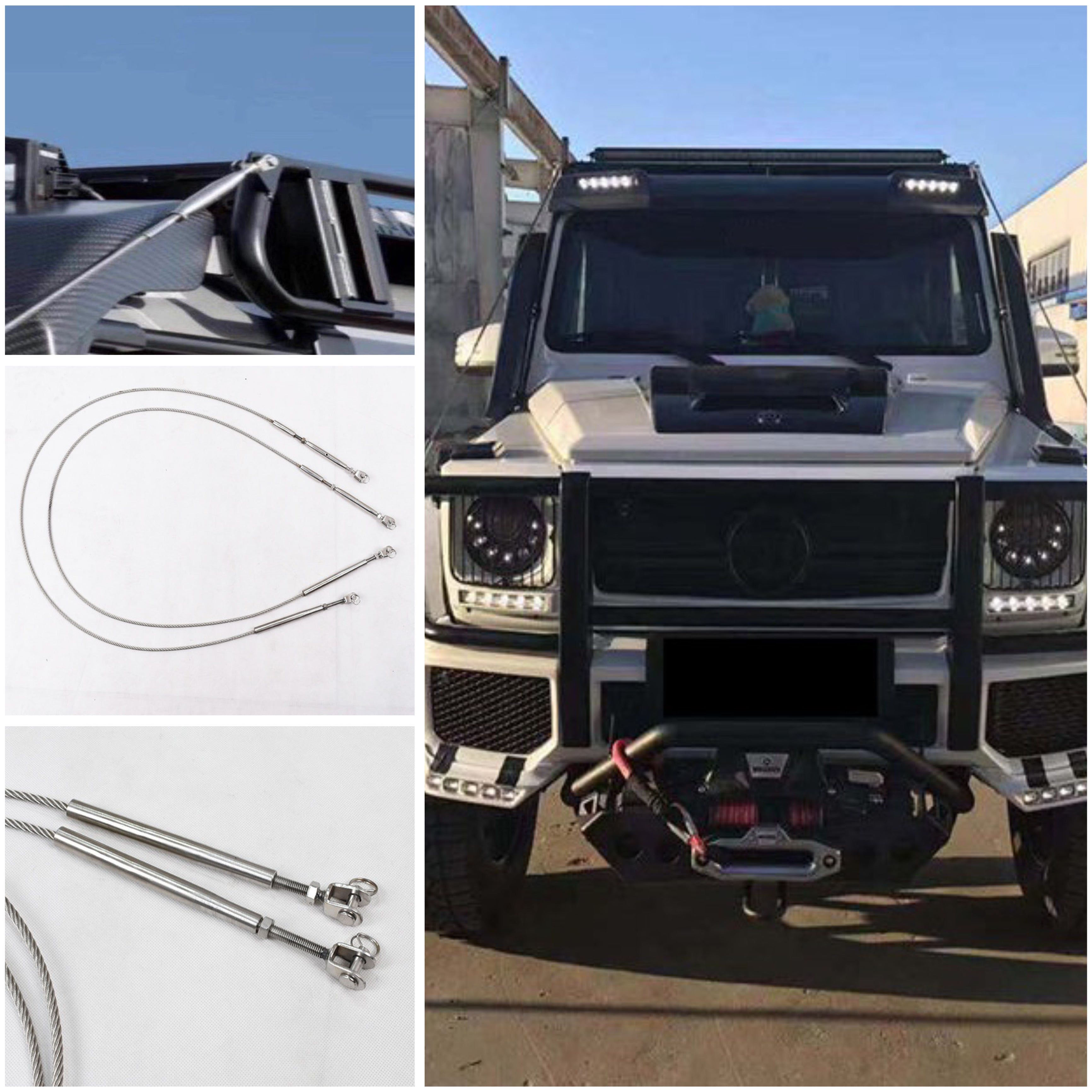 Front iron ropes for Mercedes-Benz W463 - Custom Class