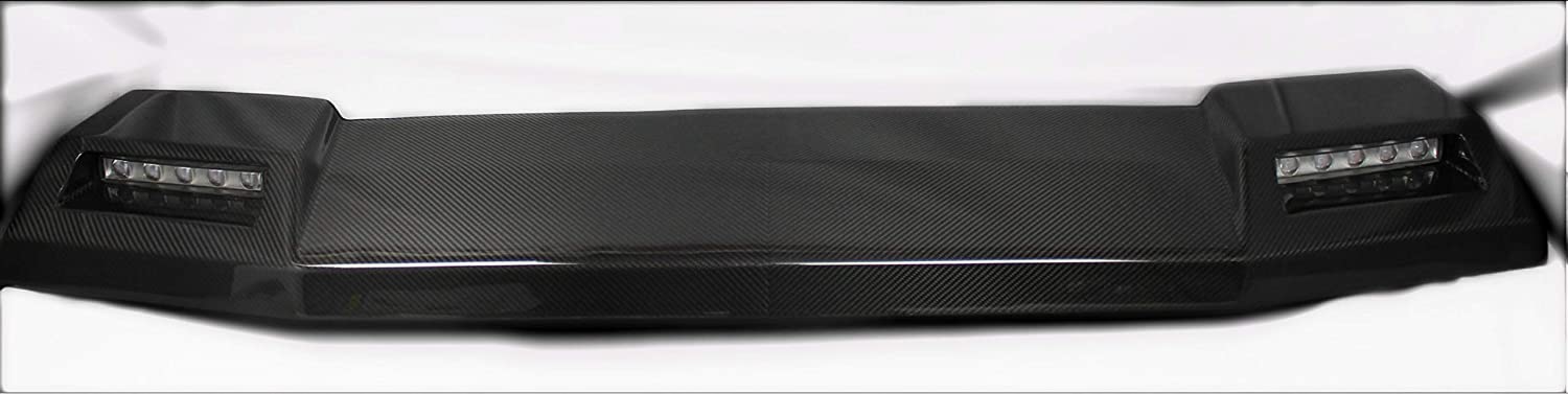 6x6 4x4 Squared Brabus Front Roof Carbon Spoiler with LEDs for Mercedes W463 G Wagon - Custom Class