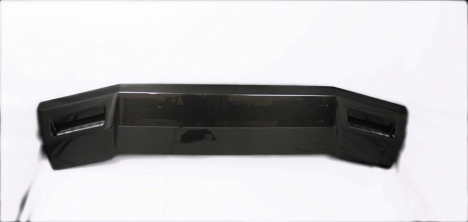 6x6 4x4 Squared Brabus Front Roof Carbon Spoiler with LEDs for Mercedes W463 G Wagon - Custom Class