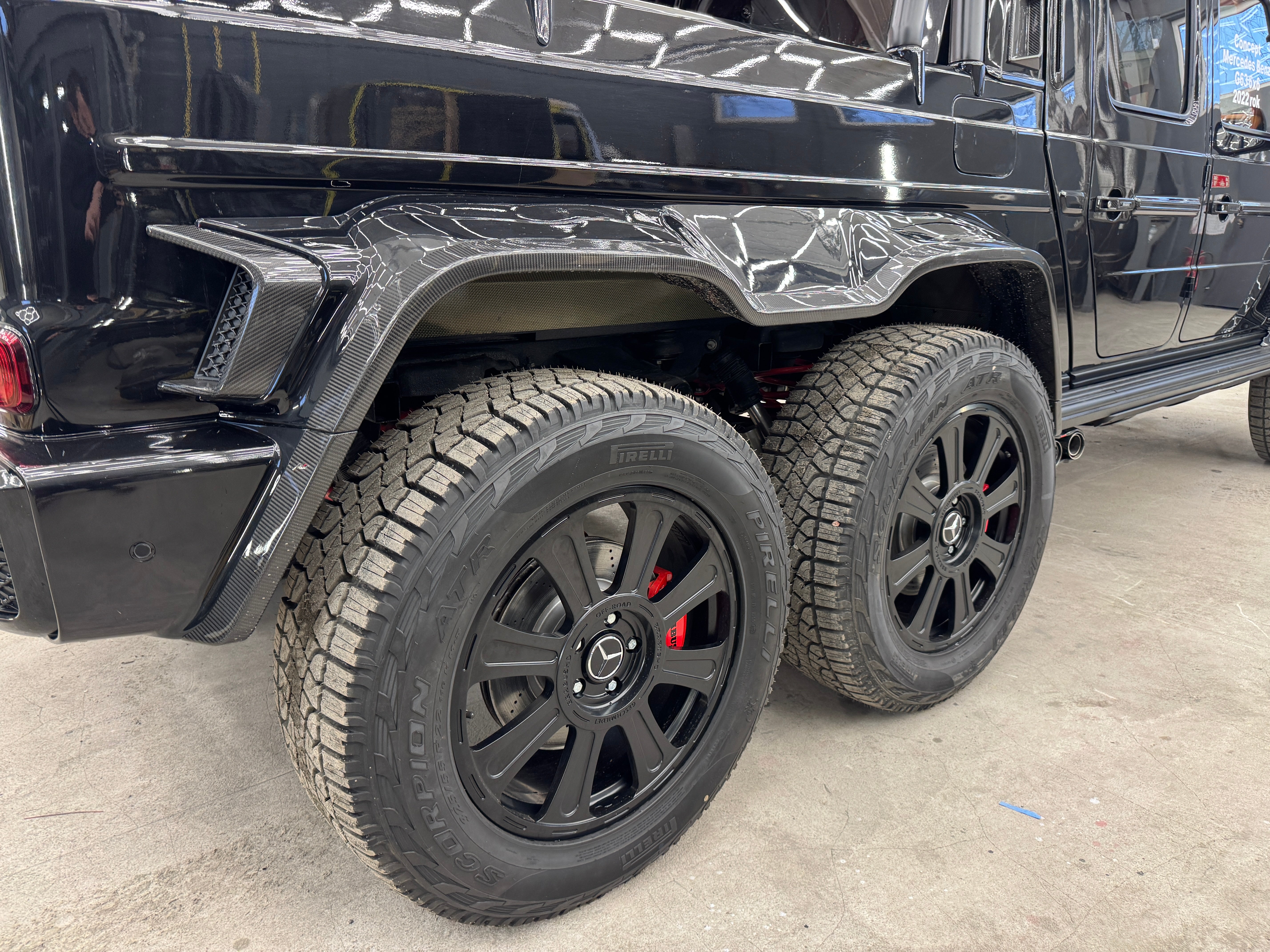 6x6 Conversion kit Brabus 900 XLP for Mercedes-Benz W463A G-Class 2018+ - Custom Class