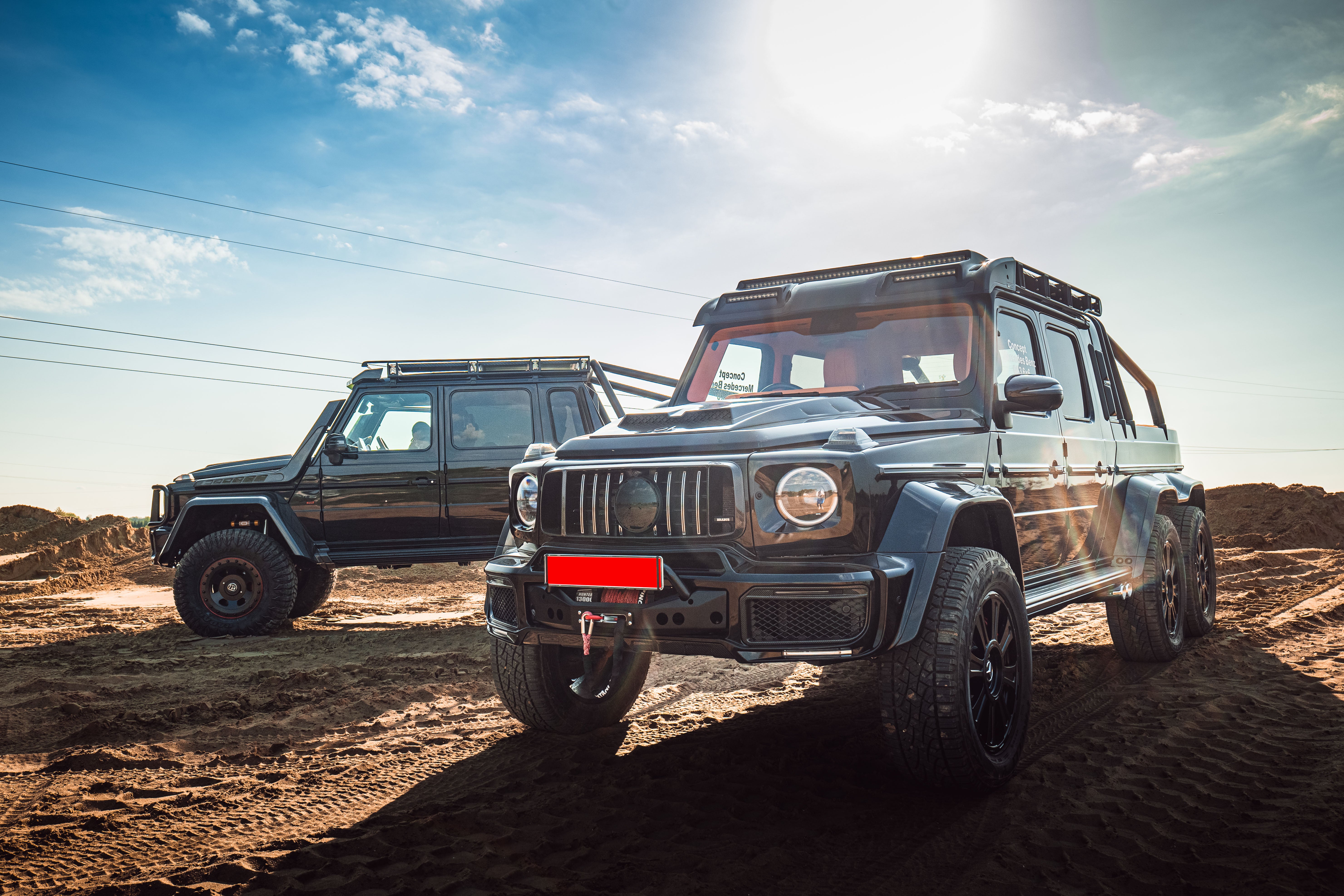 6x6 Conversion kit Brabus 900 XLP for Mercedes-Benz W463A G-Class 2018+ - Custom Class