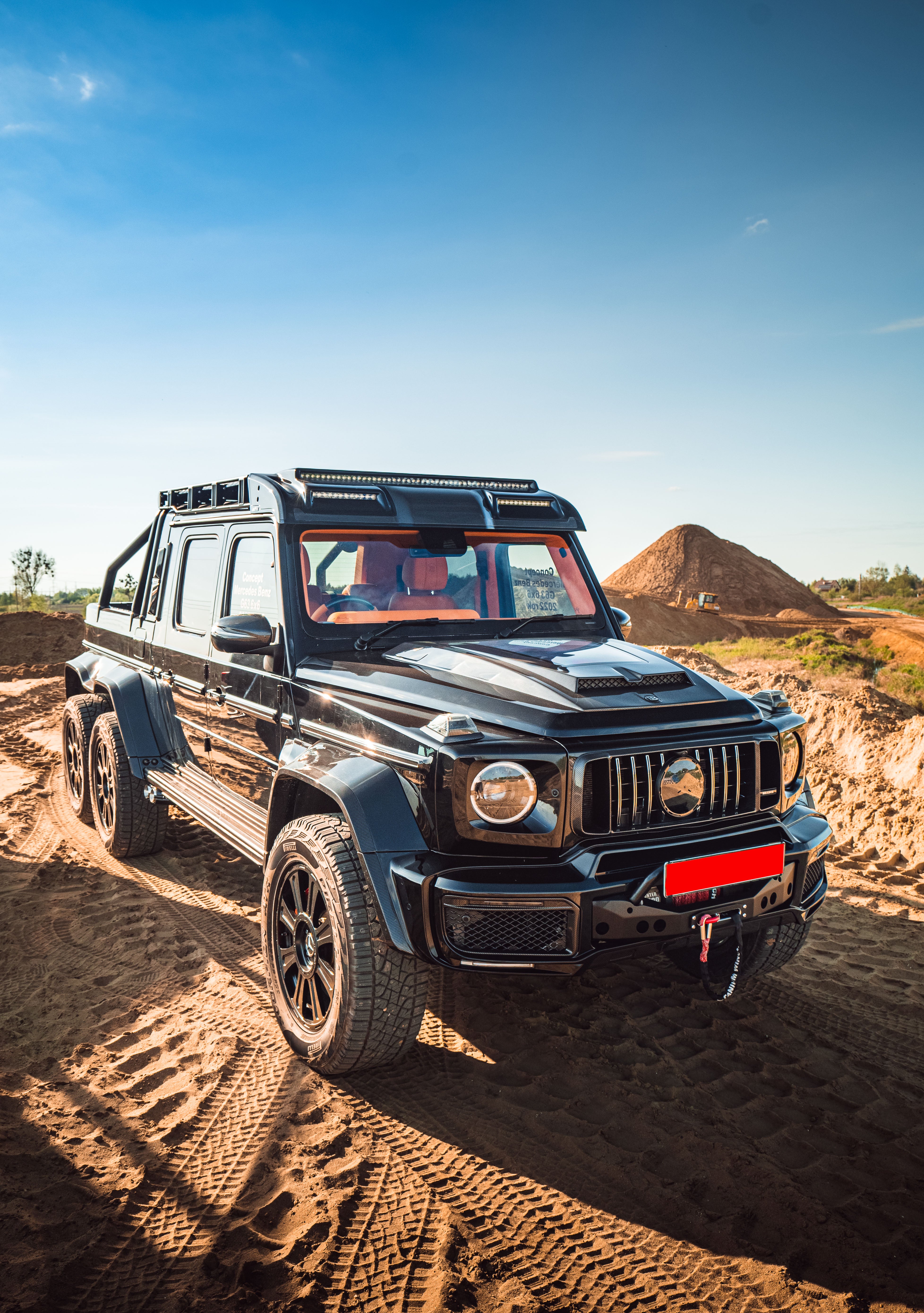 6x6 Conversion kit Brabus 900 XLP for Mercedes-Benz W463A G-Class 2018+ - Custom Class