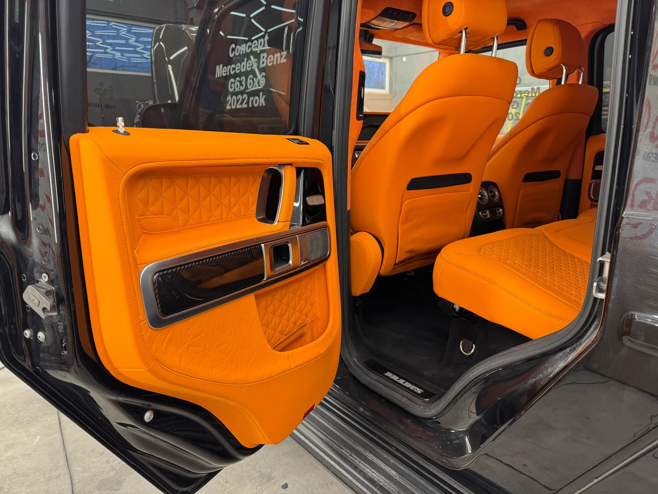 6x6 interior upholstery trim remanufacture for Mercedes Benz W463A G-Class - Custom Class