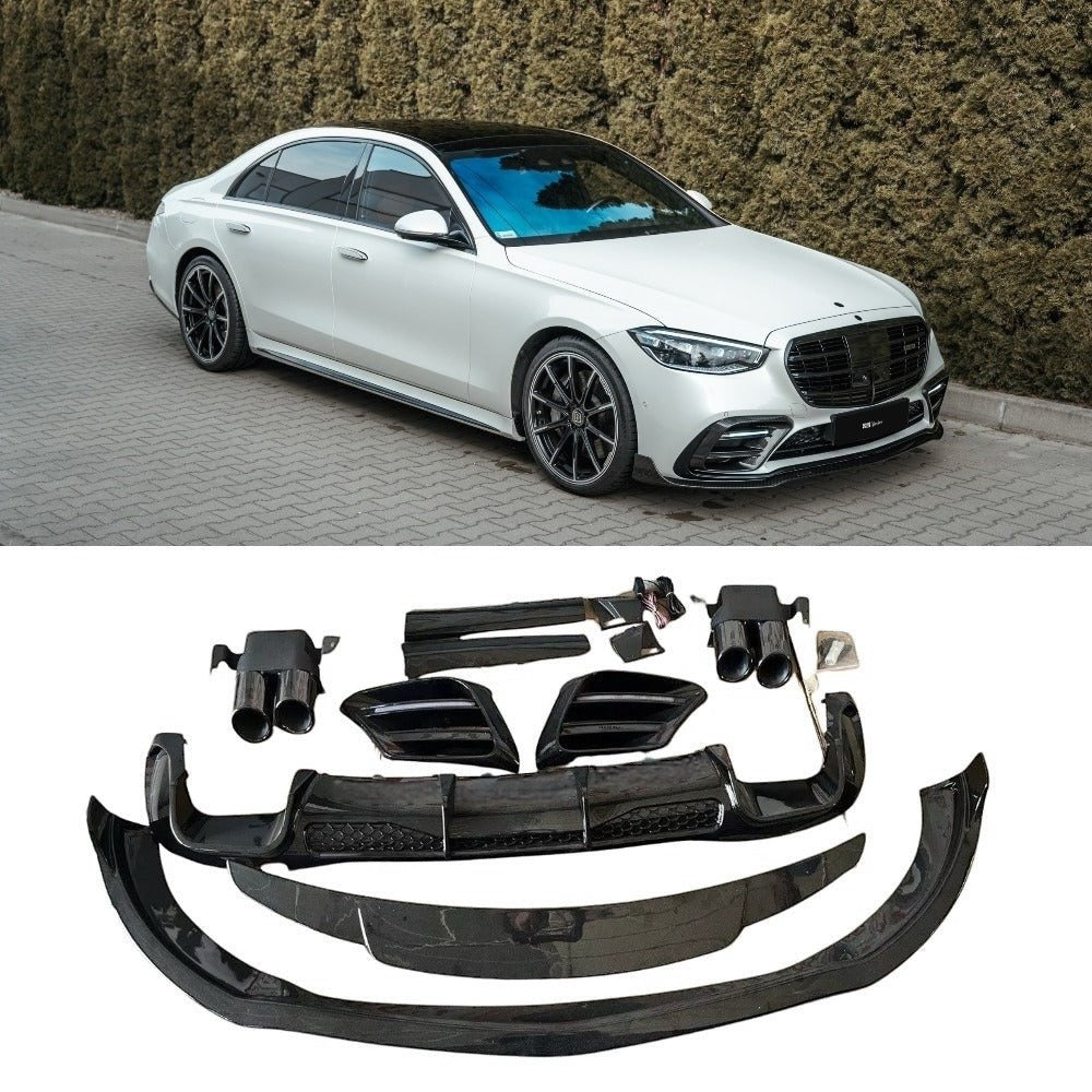 ABS Plastic Brabus Exterior Bodykit for Mercedes-Benz S-Class W223 AMG - Custom Class