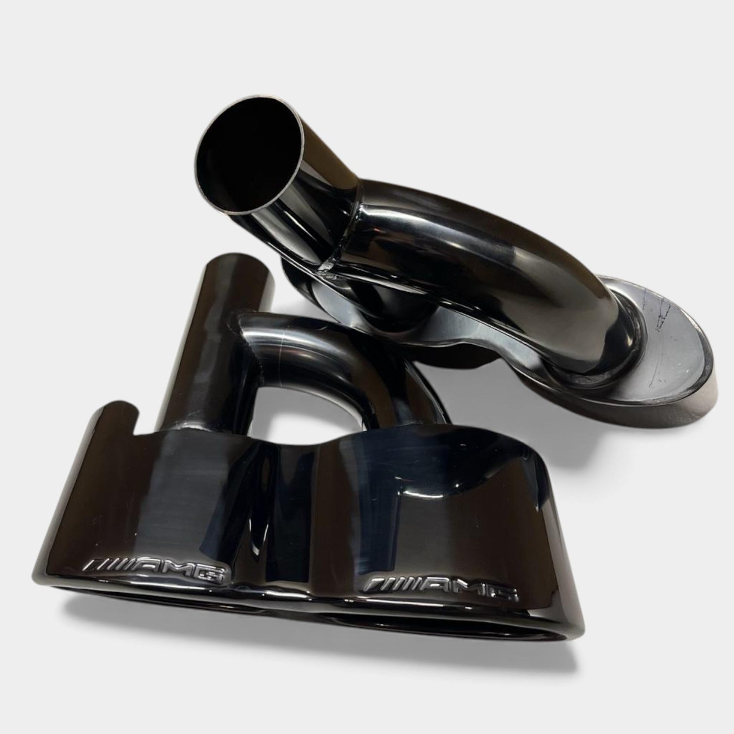 AMG S65 Black Exhaust Tips for Mercedes-Benz S-Class W221