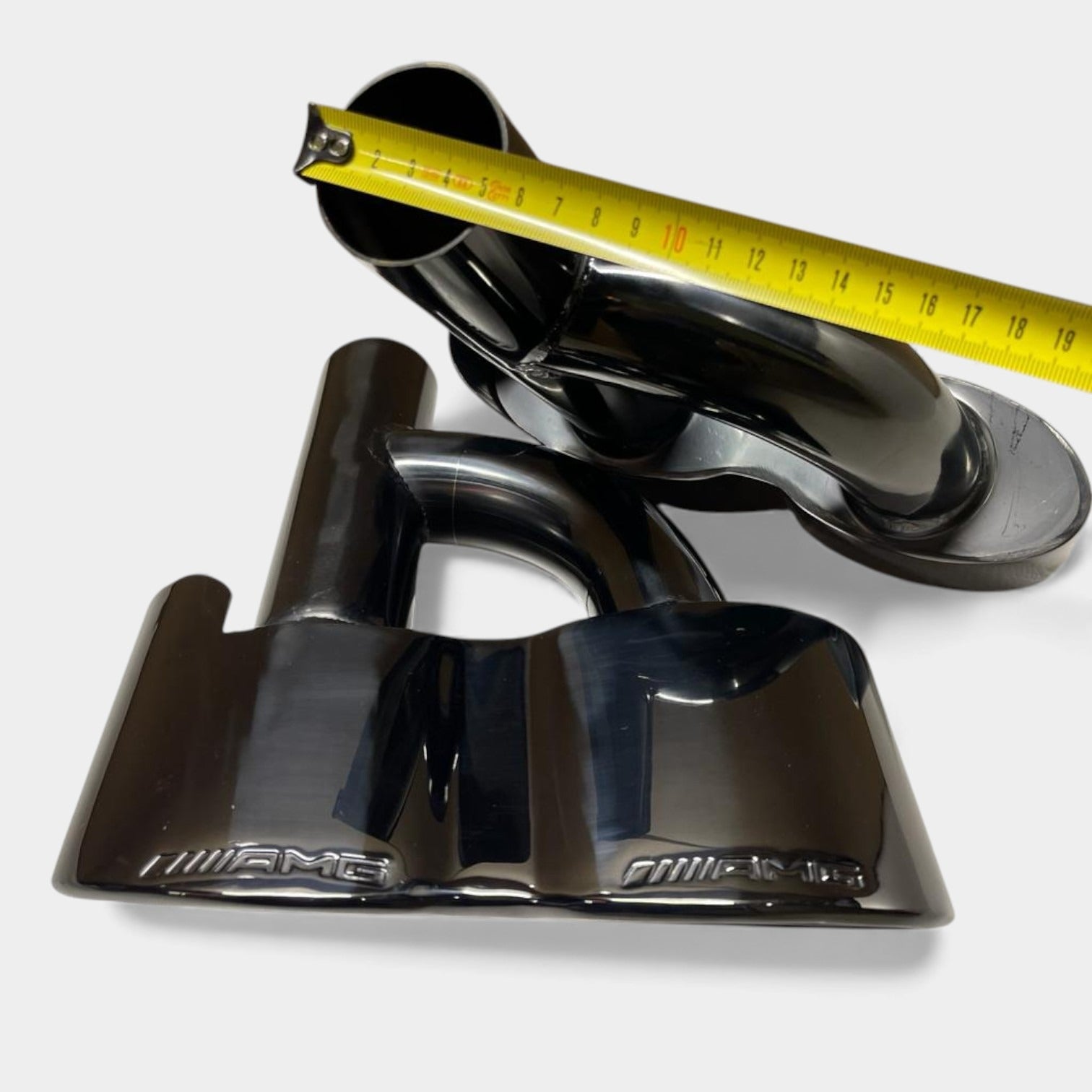 AMG S65 Black Exhaust Tips for Mercedes-Benz S-Class W221