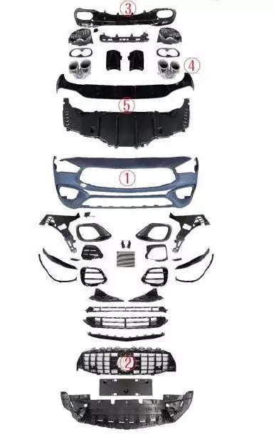 AMG Style Body Kit for Mercedes CLA-Class C118 2019-2023 - Custom Class