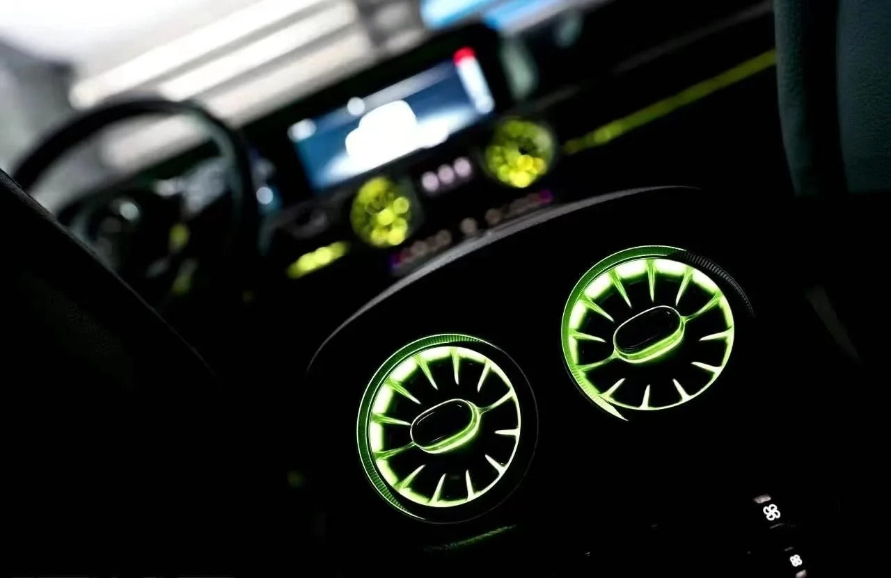 Air vent ambient LED light deflectors for Mercedes G-class W463A W464 G63 AMG - Custom Class