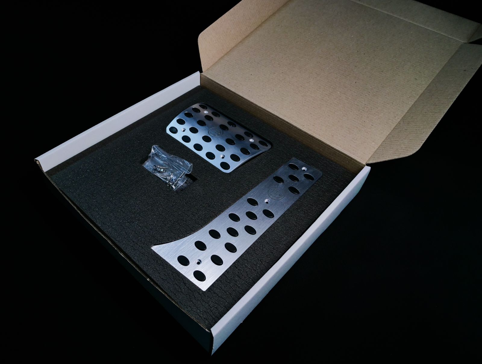 Aluminum GREY Brabus Pads Pedal Kit for Mercedes-Benz W463A W464 G-Class - Custom Class