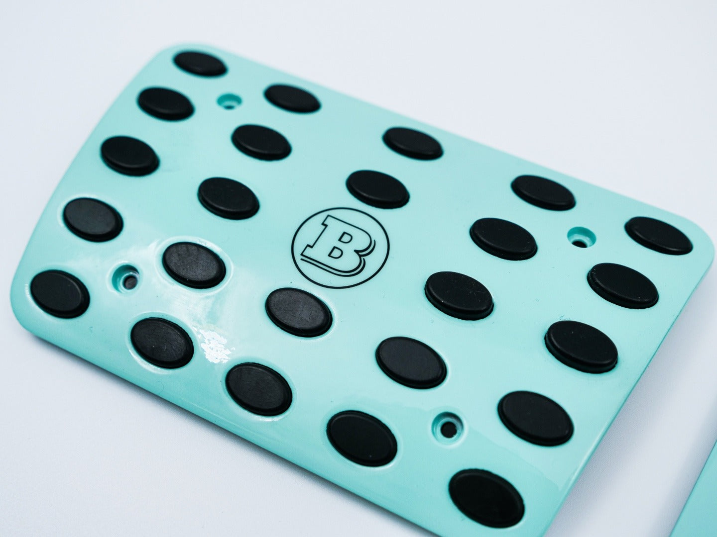 Aluminum tiffany blue Brabus Rocket G900 pedal kit for Mercedes-Benz W463A W464 G-Class - Custom Class