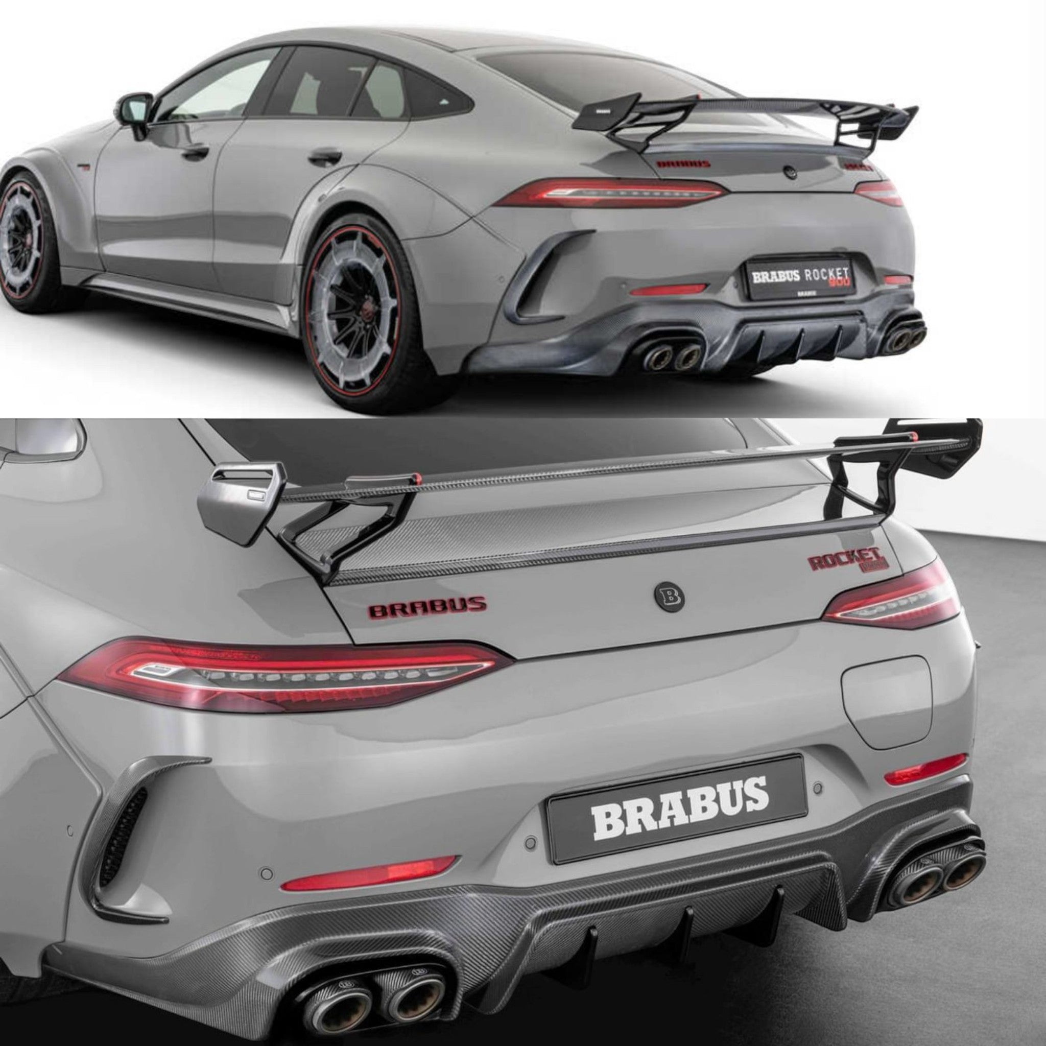BRABUS Rocket 1000 body kit with carbon fiber for Mercedes-Benz GT 4 door Coupe - Custom Class