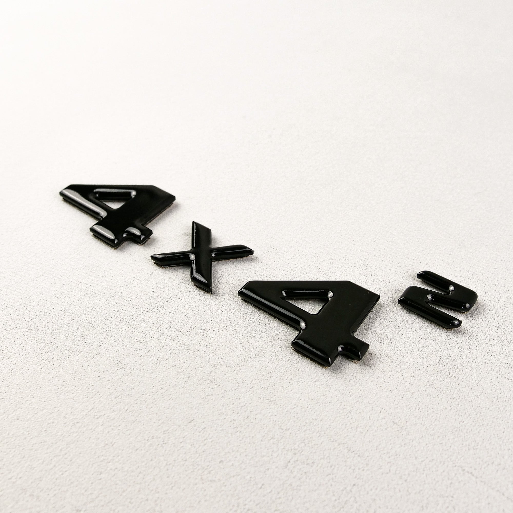 Black 4x4 Squared Badge Trunk Emblem for Mercedes G Wagon W463 4x4 - Custom Class