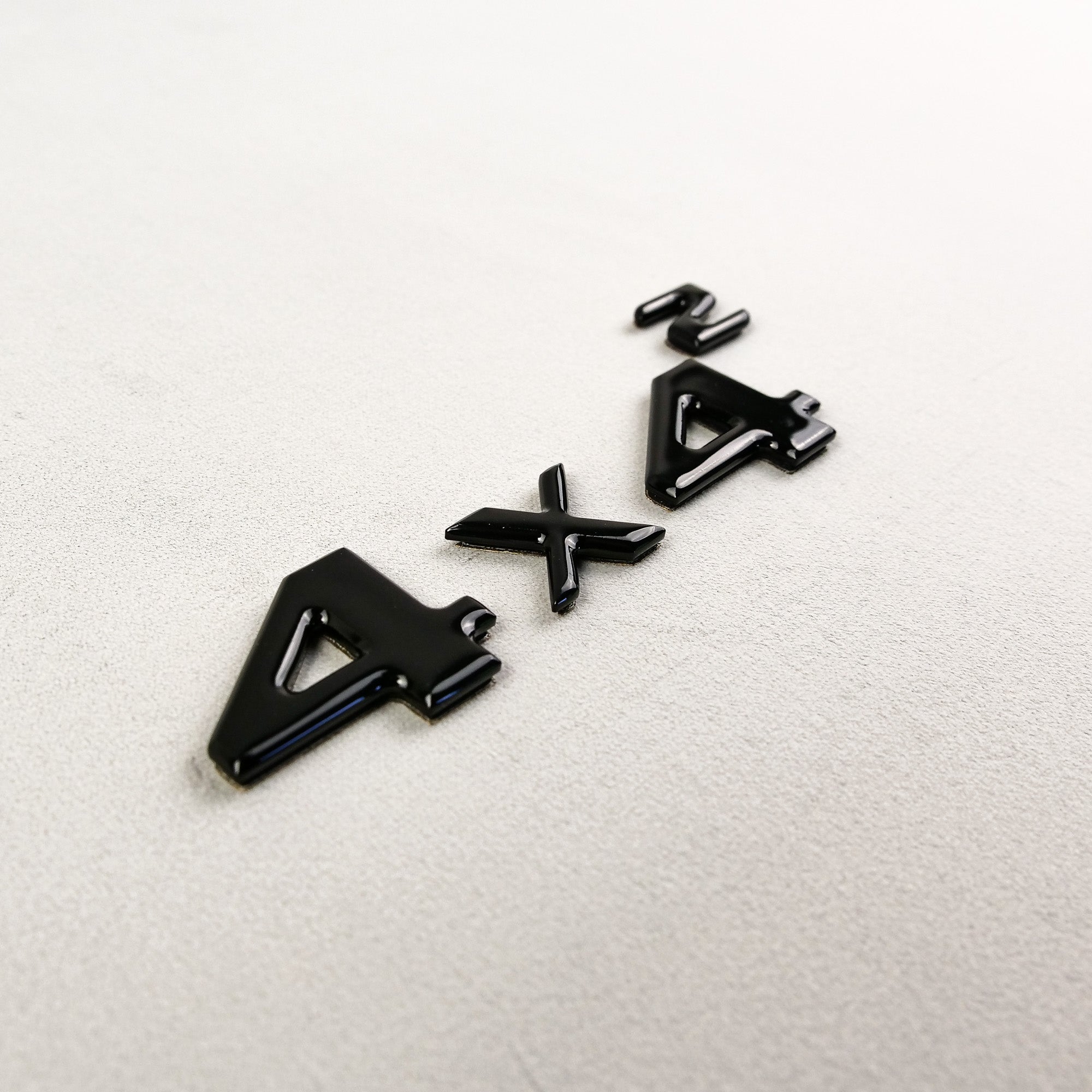 Black 4x4 Squared Badge Trunk Emblem for Mercedes G Wagon W463 4x4 - Custom Class