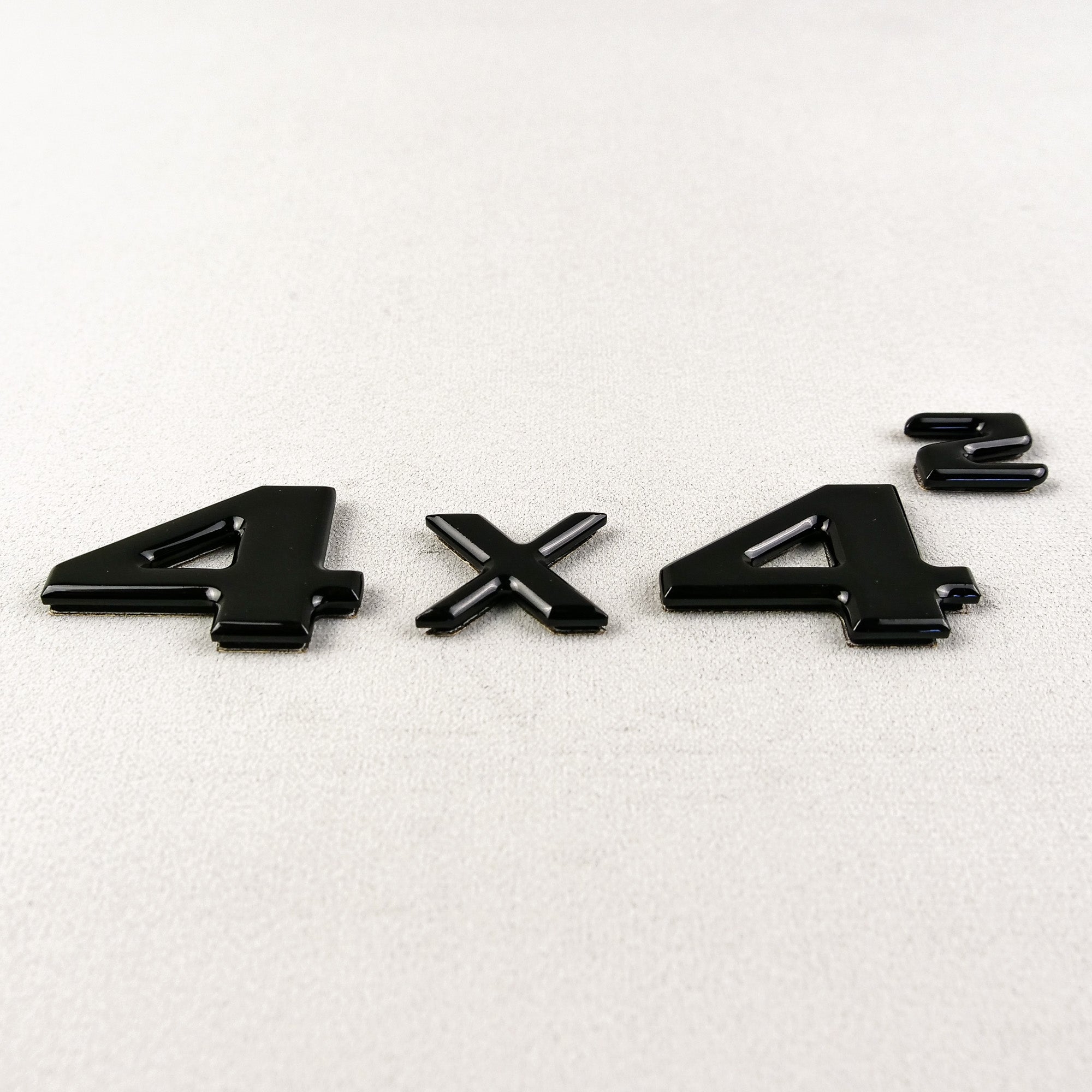 Black 4x4 Squared Badge Trunk Emblem for Mercedes G Wagon W463 4x4 - Custom Class