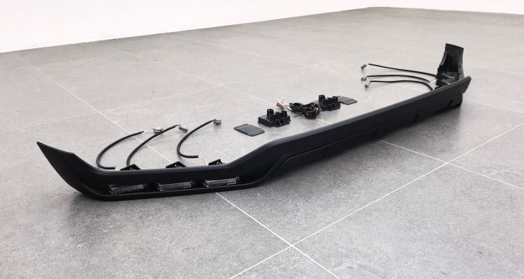 Brabus Style Front Bumper Lip with LED for Mercedes-Benz G-Class W465 2024+