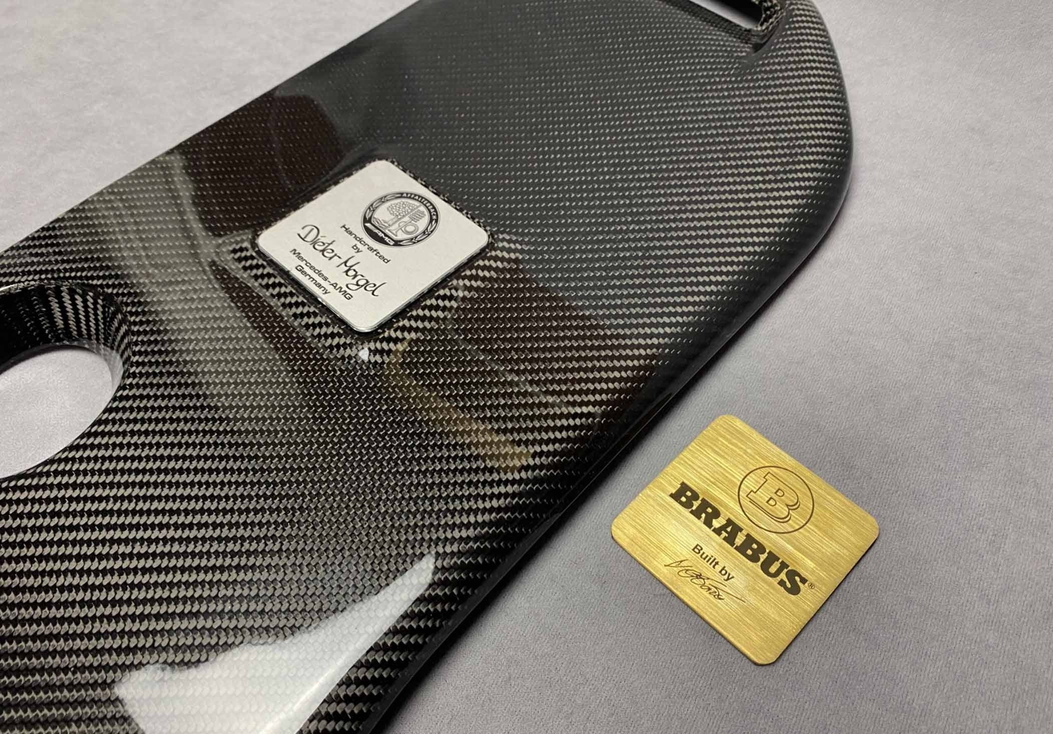 Brabus Style Golden Emblem for Engine Cover Mercedes-Benz W463 W463A G-Class - Custom Class