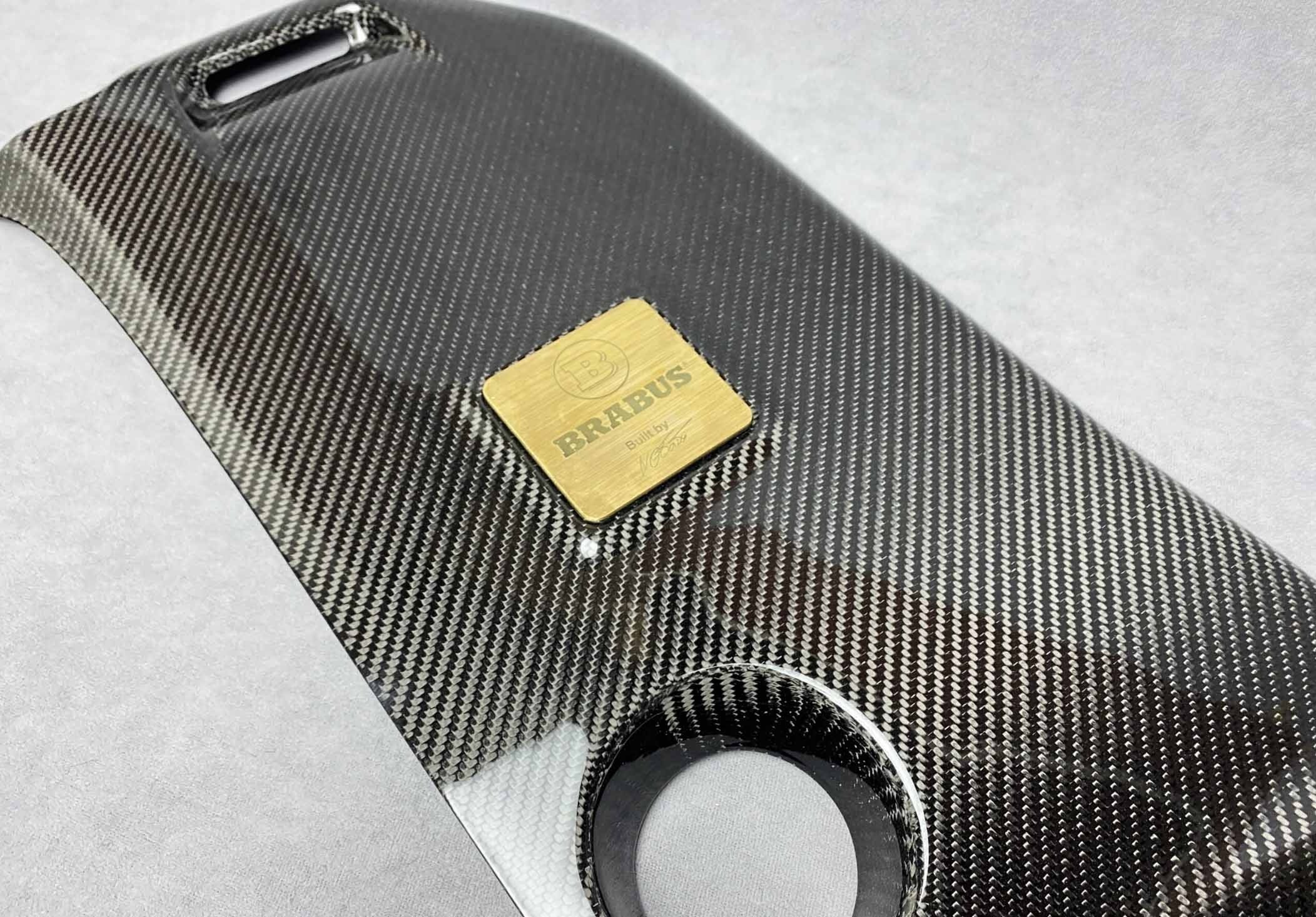 Brabus Style Golden Emblem for Engine Cover for Mercedes W465 2025+ G-Class