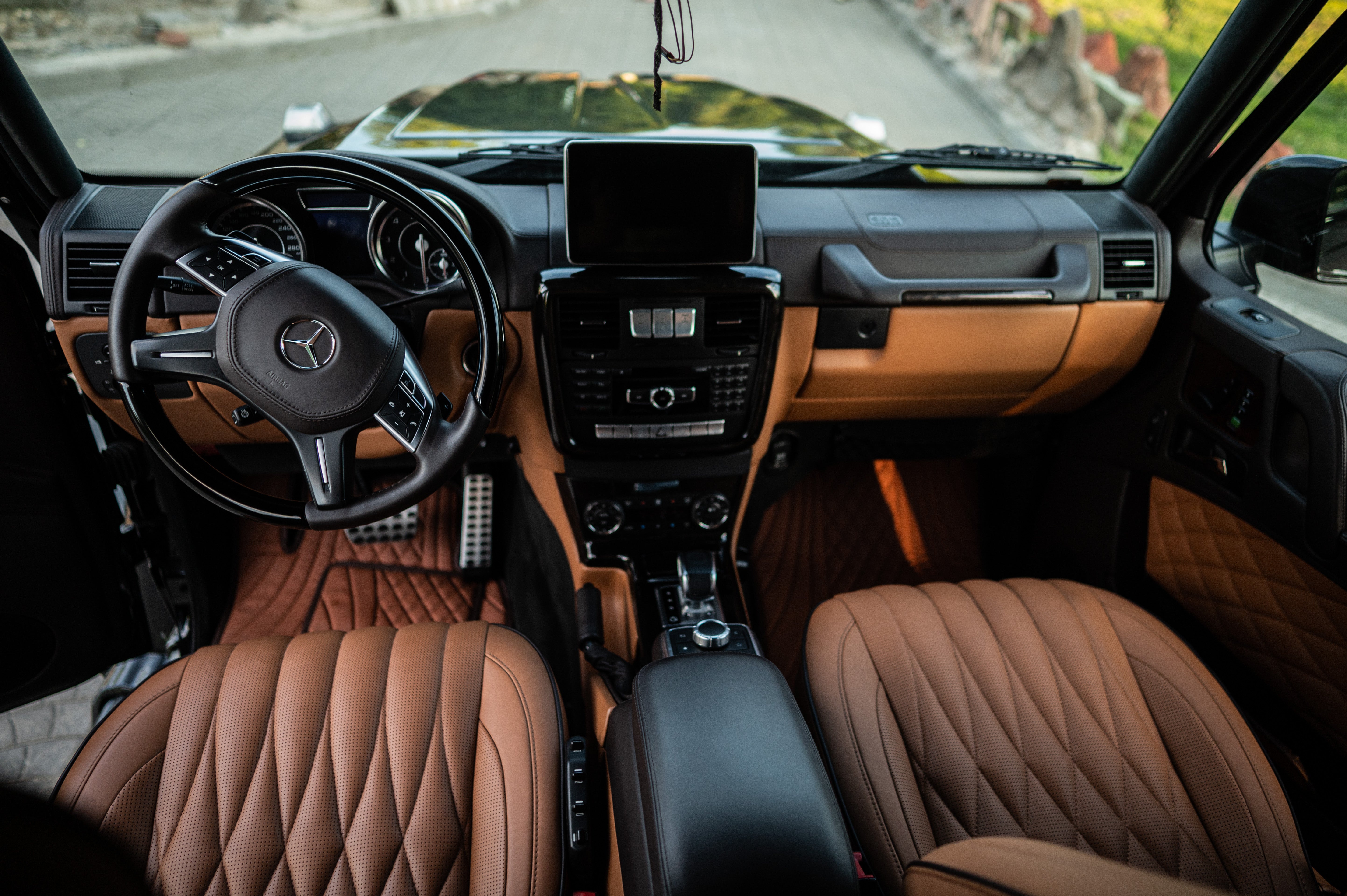 Brabus interior upholstery trim remanufacture for Mercedes Benz W463 G-Class - Custom Class