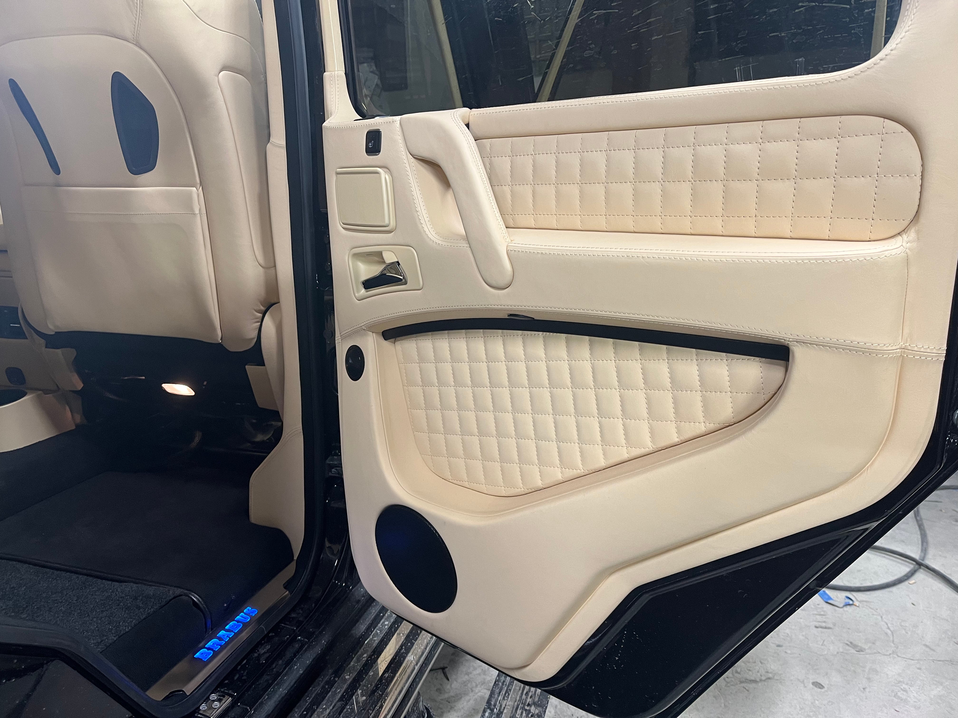 Brabus interior upholstery trim remanufacture for Mercedes Benz W463 G-Class - Custom Class