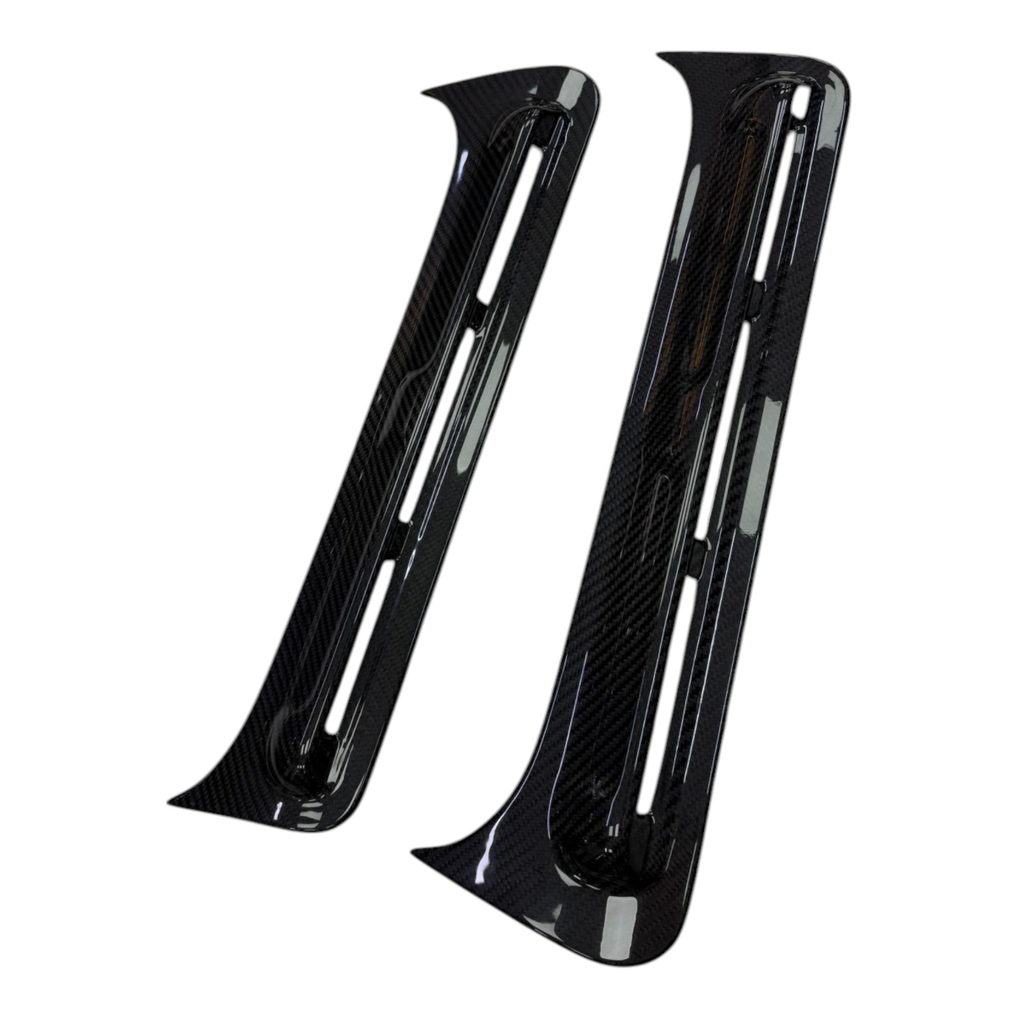 C-Pillar carbon rear air intake vent covers for Mercedes-Benz W465 by Custom Class, adding sleek aerodynamic styling.