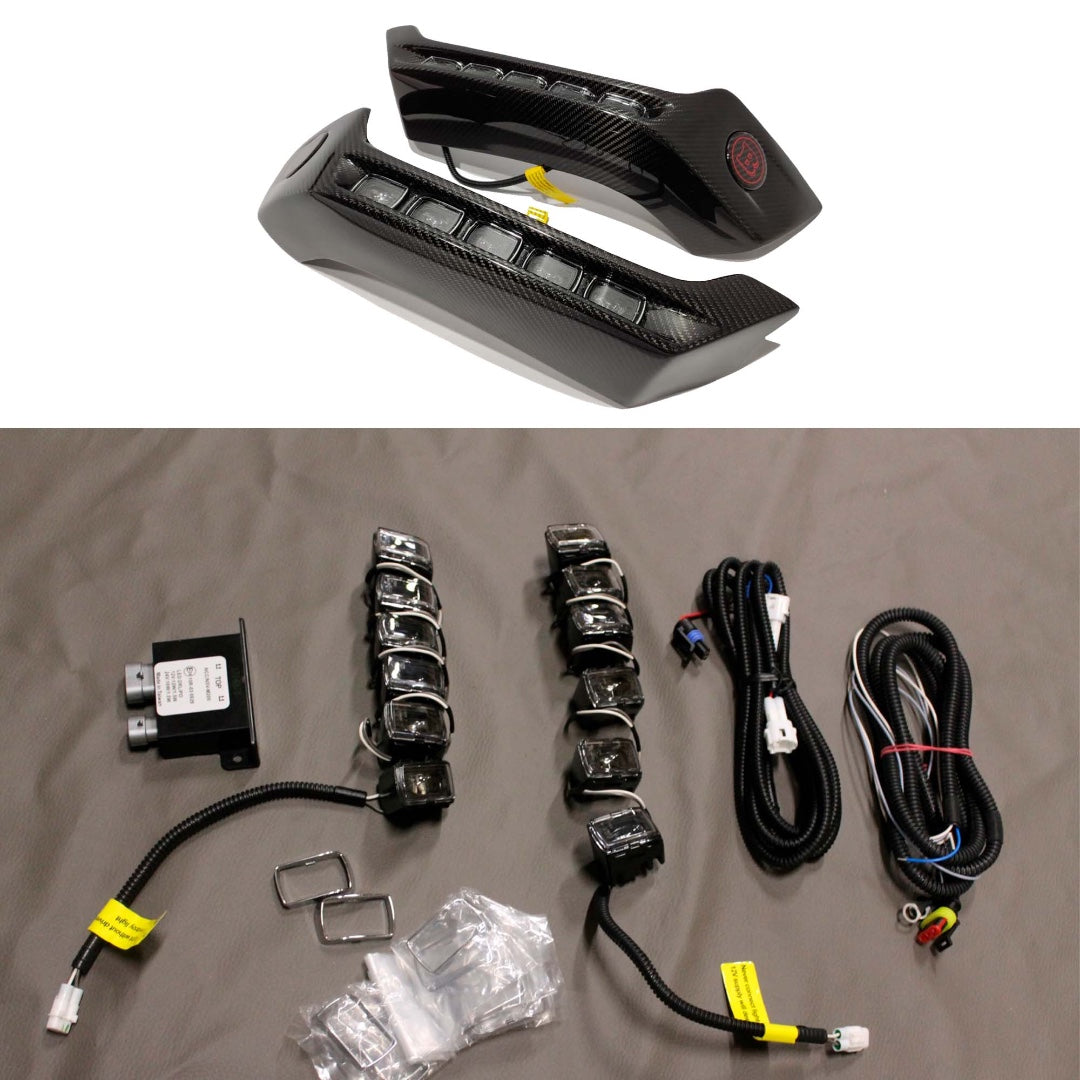 Nolden led drl for front bumper Brabus style Spoiler Mercedes W463 1979-2018 - Custom Class