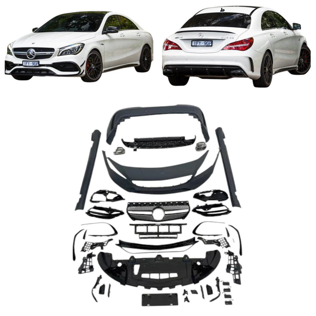 CLA45 AMG Style Body Kit for Mercedes CLA-Class C117 2013-2018 - Custom Class