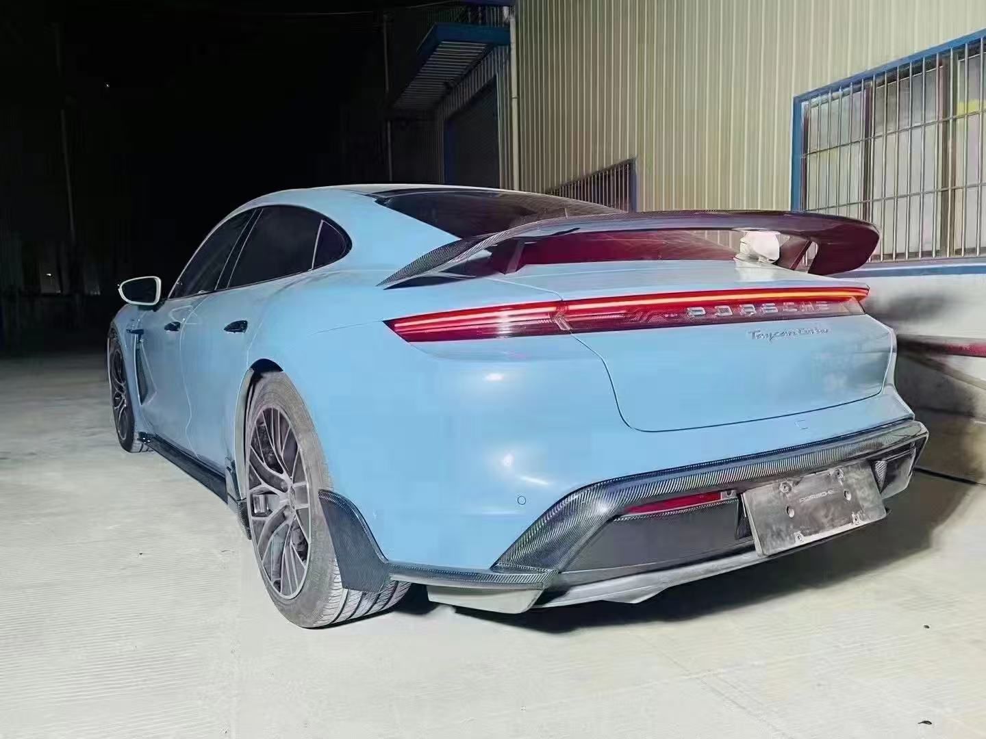 Carbon Body kit Techart style for Porsche Taycan J1 2019-2024