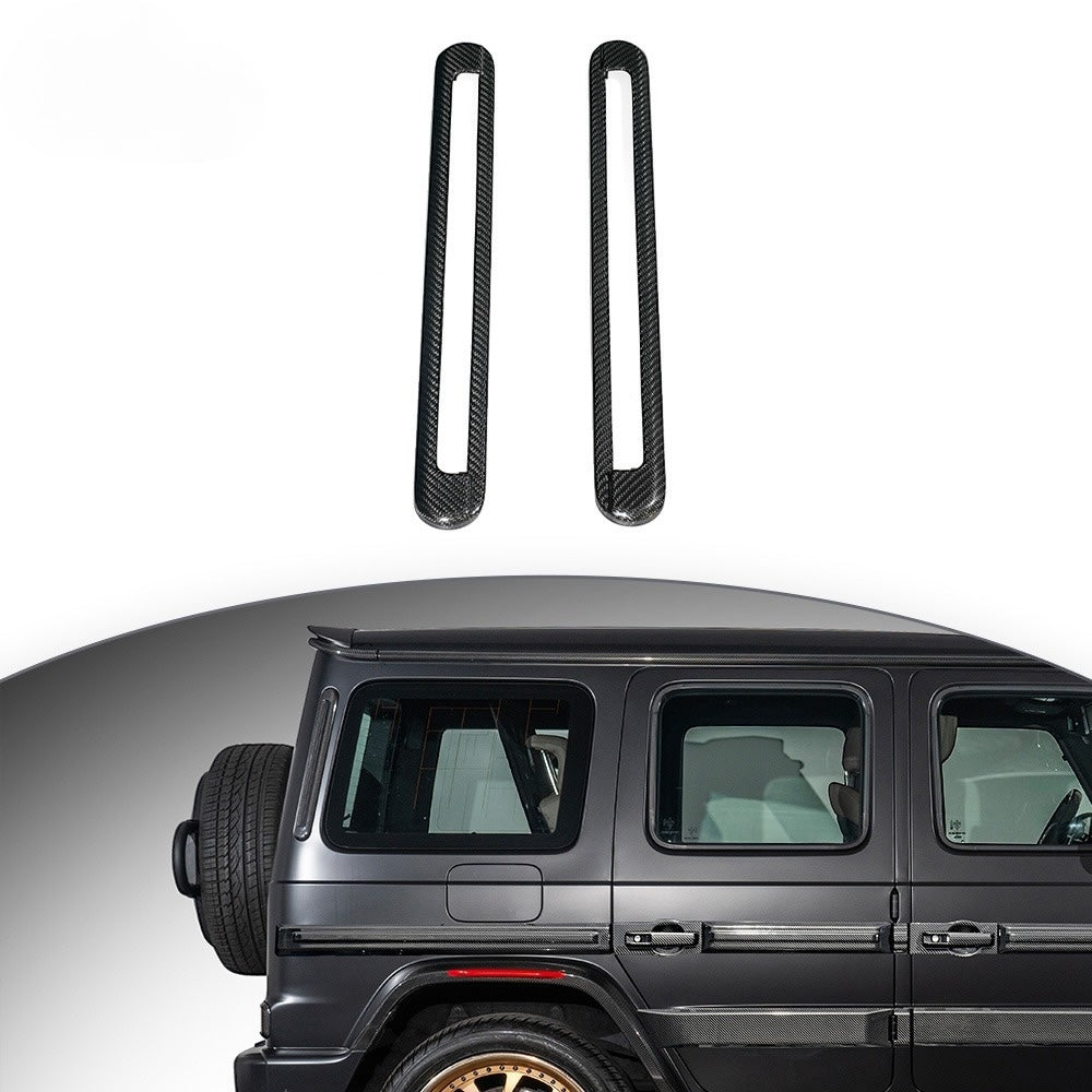Carbon D-Pillar C-Pillar Covers Air Vents for Mercedes-Benz W465 G-Class
