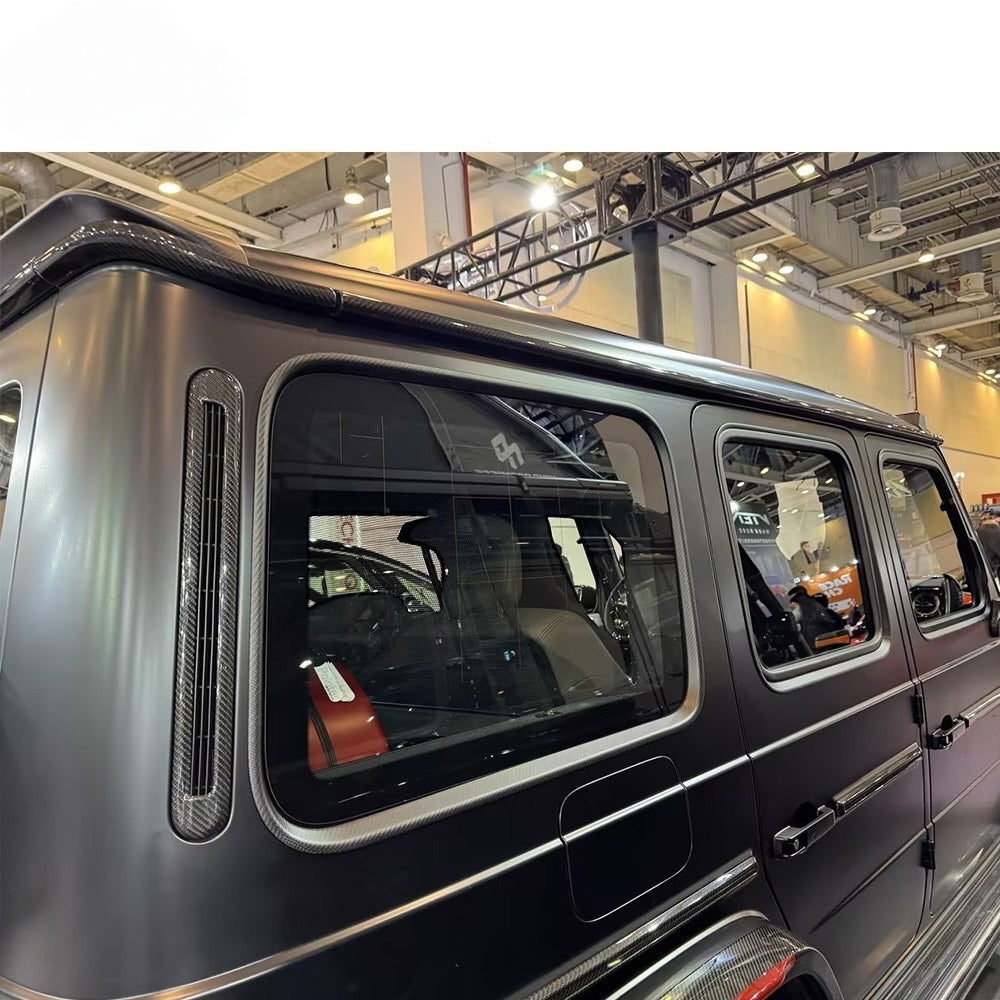 Carbon D-Pillar C-Pillar Covers Air Vents for Mercedes-Benz W465 G-Class