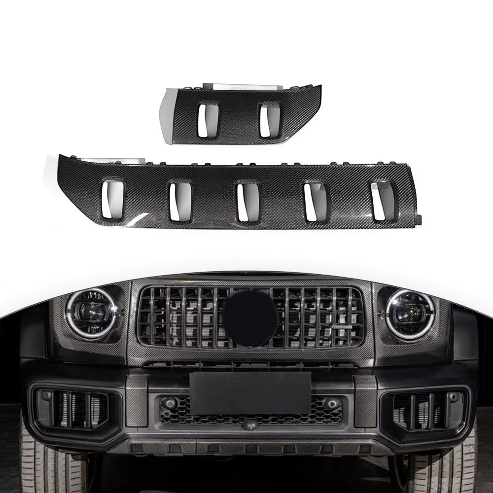 Carbon Front Bumper Underguard Cover for Mercedes-Benz W465 G-Class